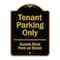 Signmission Designer Series-Tenant Parking Guests Park On Street Heavy-Gauge Aluminum, 24" x 18", BG-1824-9882 A-DES-BG-1824-9882 - alternate 1